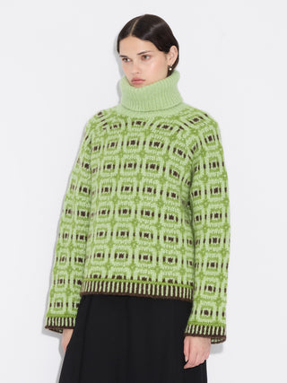 Røys Turtleneck | Green | ReadyMade