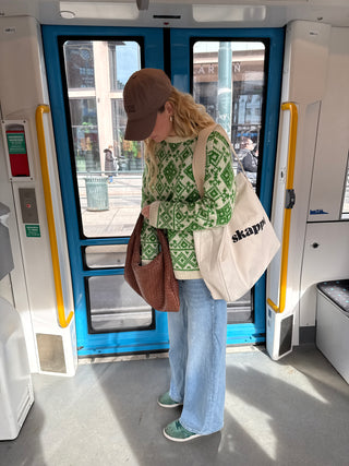 Skumring | Natural White & Apple Green