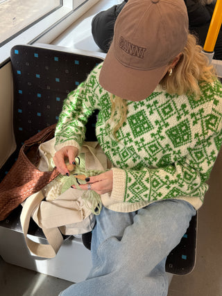 Skumring | Natural White & Apple Green