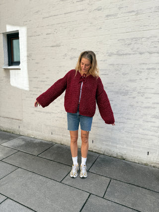 Traveling Cardi | Cardinal Red