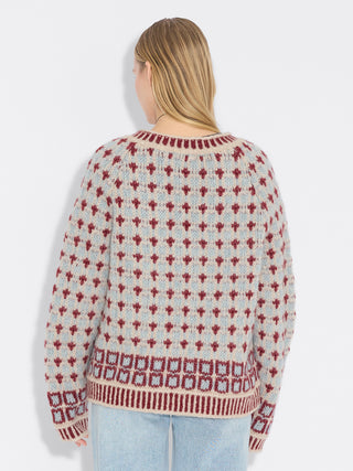 Bris V-Neck | Red & Blue | ReadyMade