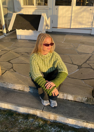 Yndling | Sapphire & Pastel Green