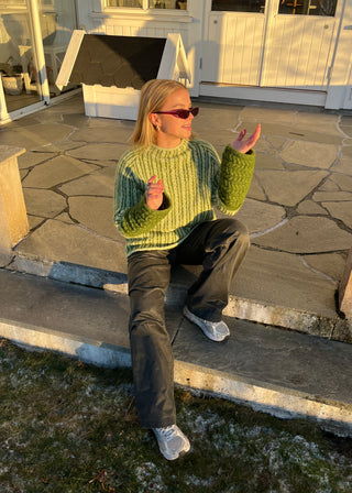 Yndling | Sapphire & Pastel Green