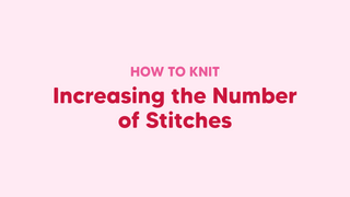 How to Increase Stitches