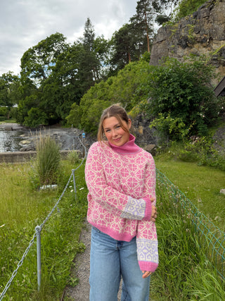Anny | Rosa & Naturhvit 
