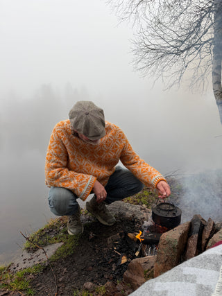 Kantarell | Sandbeige & Safran