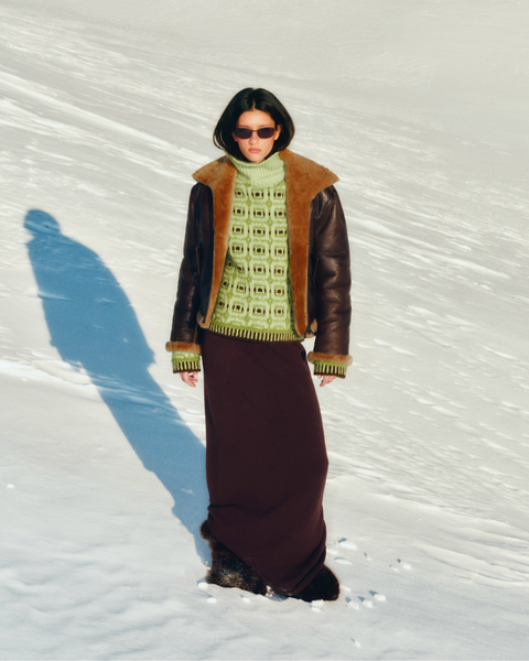 Røys Turtleneck | Green | ReadyMade - Skappel Oslo