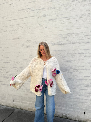 Traveling Cardi | Natural White